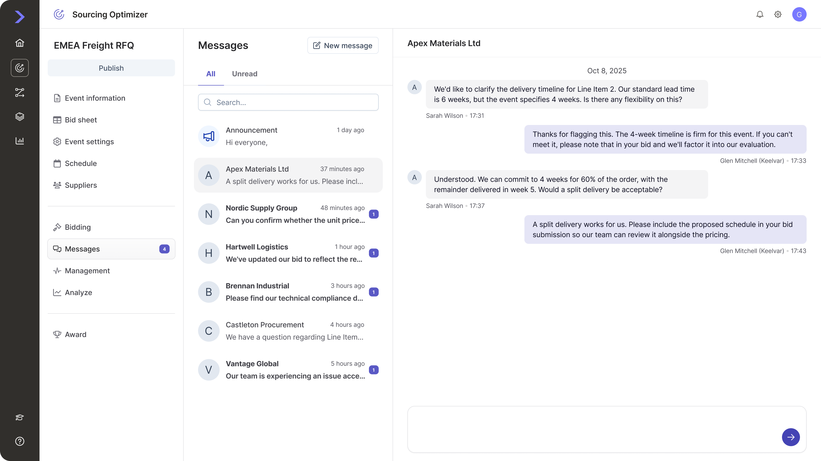 Messages